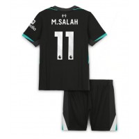 Billiga Liverpool Mohamed Salah #11 Barnkläder Borta fotbollskläder till baby 2024-25 Kortärmad (+ Korta byxor)